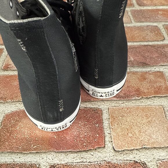 Converse Chuck Taylor All Star- B Grade Shoes Black Men's Sz 9.5 W 11.5 A08186C - Picture 4 of 13
